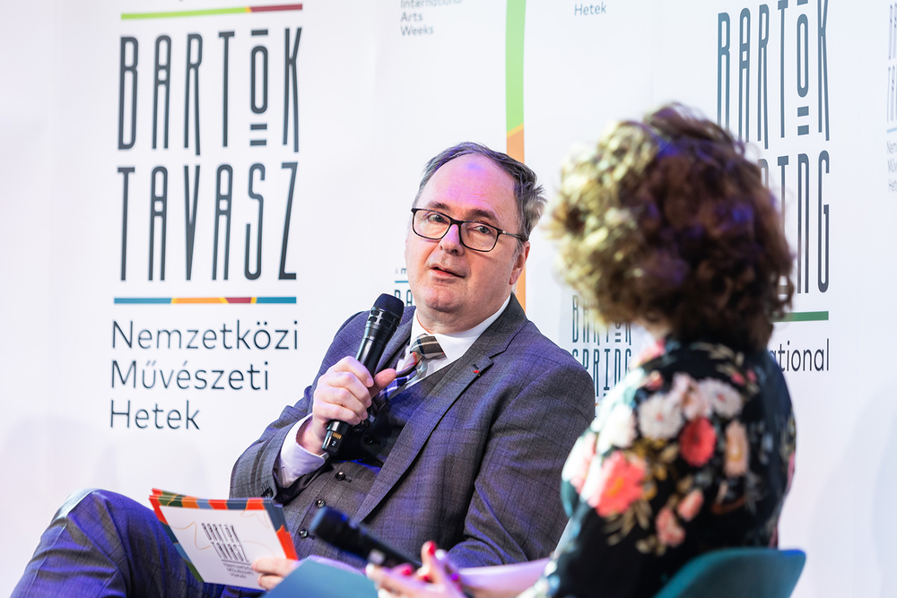 Press conference of the Bartók Spring 2023 at House of Music Hungary Hirling Bálint / Müpa