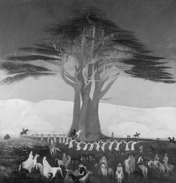 Tivadar Csontváry Kosztka: Pilgrimage to the Cedars in Lebanon, 1907 © Museum of Fine Arts