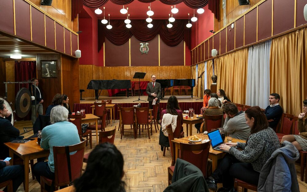 Press conference of the Bartók Spring 2024 at Bartók Conservatory Posztós János / Müpa