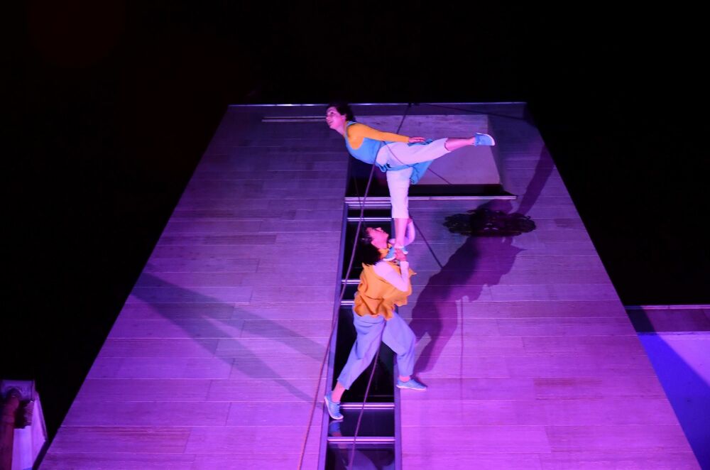 Bandaloop: Flock in Miskolc - Day 2 Kiss Viktor / Bartók Tavasz